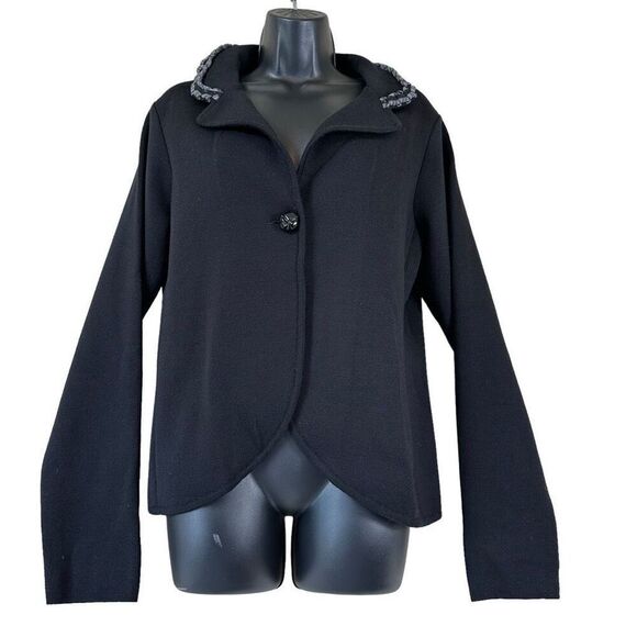 Salvatore Ferragamo Sweaters - Salvatore Ferragamo 100% Wool Single Button Cardigan Sweater Size XL